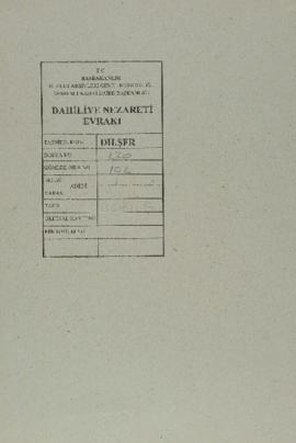 Dosya 220, Gömlek 102, January 29, 1898 (Gregorian calendar) - 17 Kânûn-ı Sânî 1313 (Ottoman fiscal calendar - Rumi)