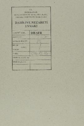 Dosya 227, Gömlek 84, September 26, 1898 (Gregorian calendar) - 14 Eylül 1314 (Ottoman fiscal calendar - Rumi)