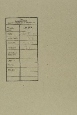 Dosya 226, Gömlek 37, October 17, 1898 (Gregorian calendar) - 5 Temmuz 1314 (Ottoman fiscal calendar - Rumi)