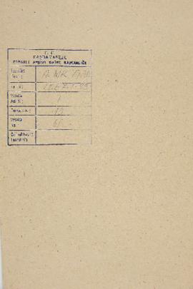 Dosya 19, Gömlek 61, November 30, 1850 (Gregorian calendar) - 25 Muharrem 1267 (Ottoman calendar)